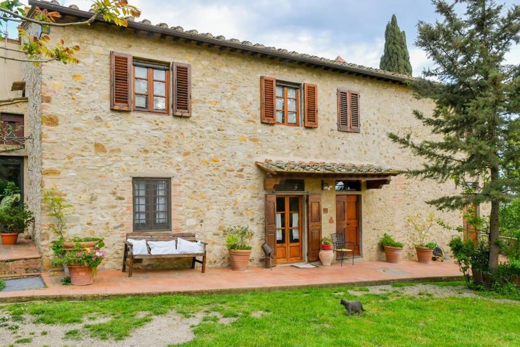 Appartamento Con Vista Panoramica In Chianti San Donnino  Exterior foto